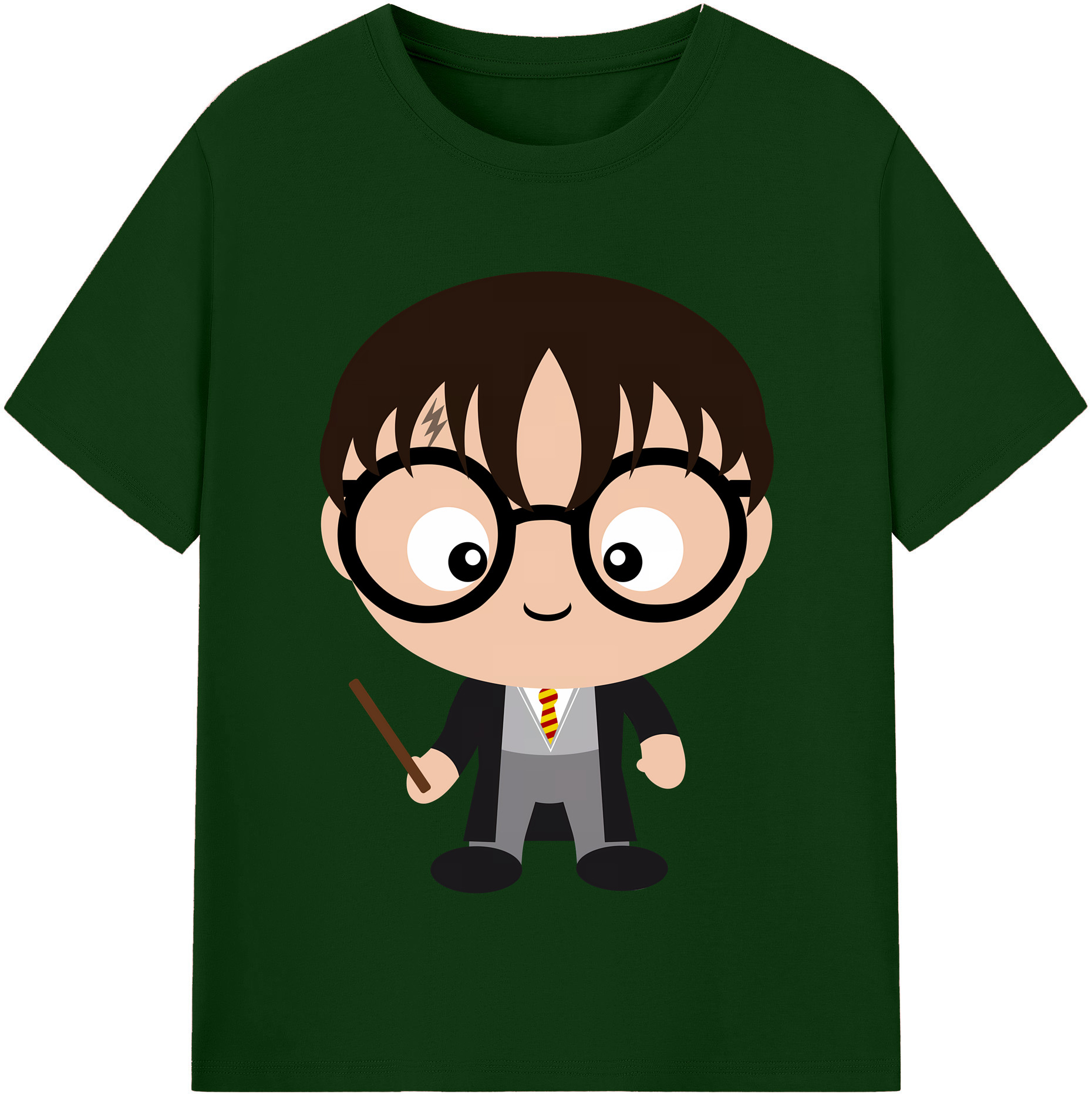 （画像用） Harry Potter ハリー・ポッターシリーズ 綿100％半袖Tシャツ（フロントプリント）